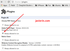 flash no funciona en chrome