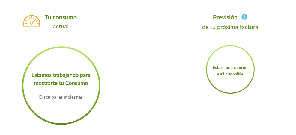 no me mandan las facturas de la luz
