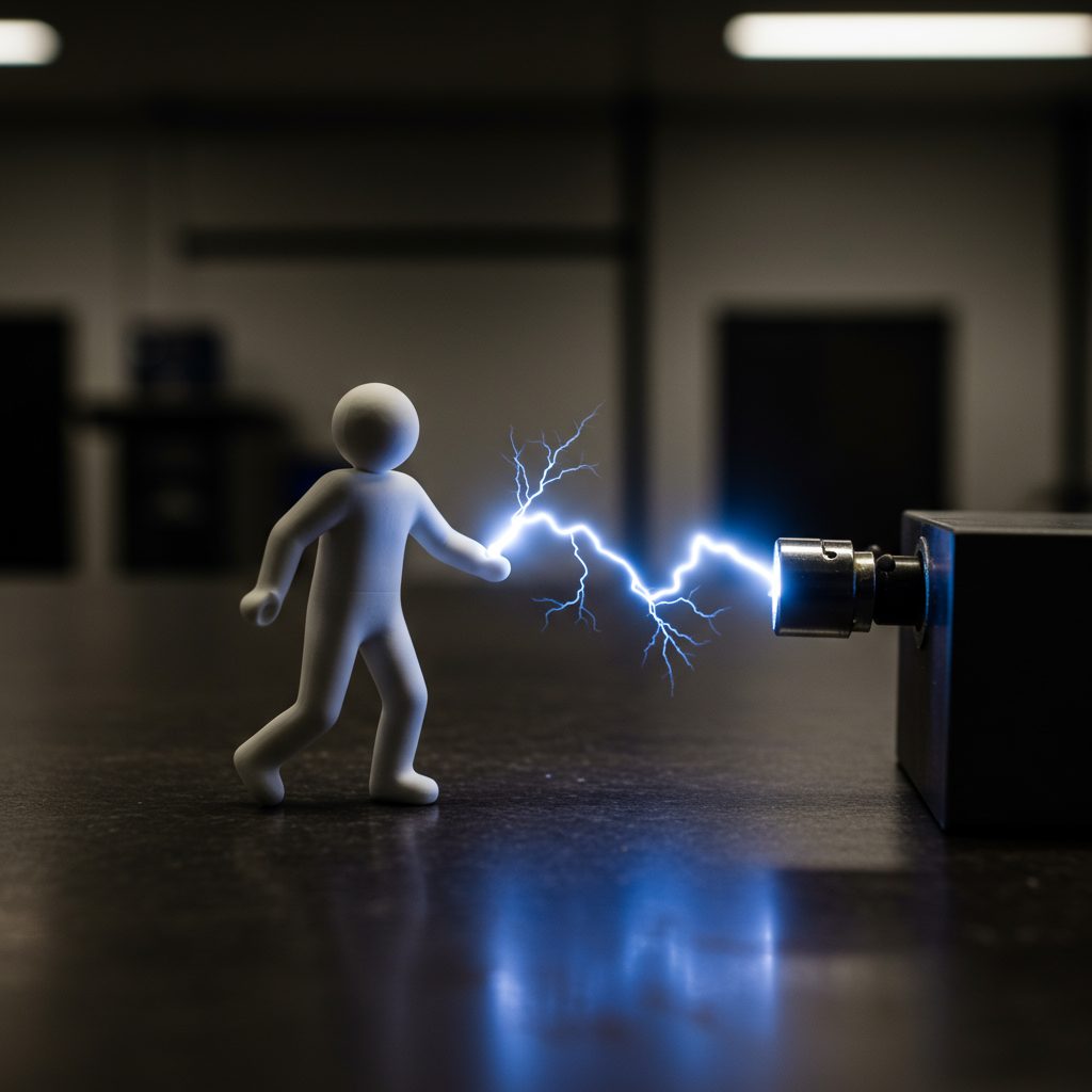 Como evitar los calambres por electricidad estatica