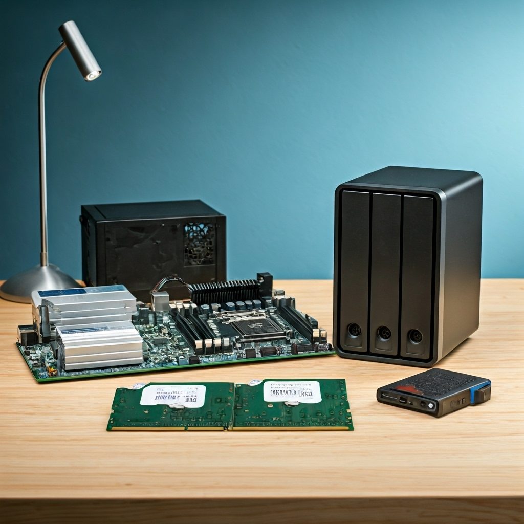 Guía de Hardware para Construir un NAS DIY: Componentes Esenciales