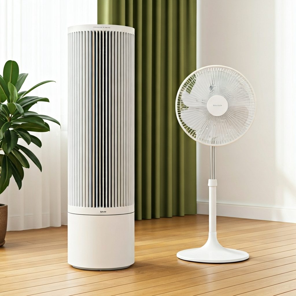 Ventilador de Torre vs. de Pie: ¿Cuál es Más Silencioso? La Guía Definitiva