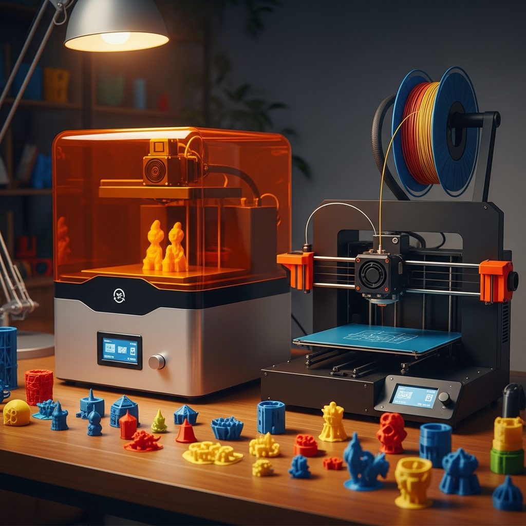 Impresión 3D por resina: diferencias con el filamento