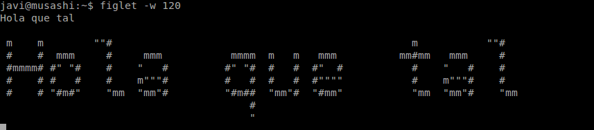 ASCII art banner en linux consola